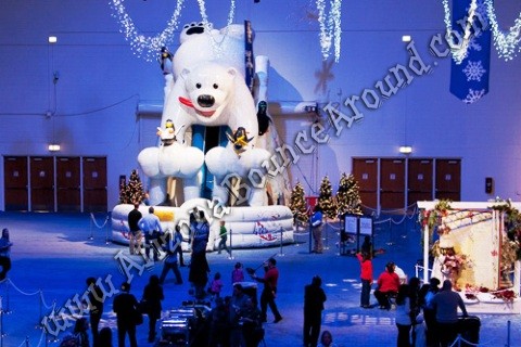 Giant Inflatable Polar Bear Slide rental Phoenix Arizona